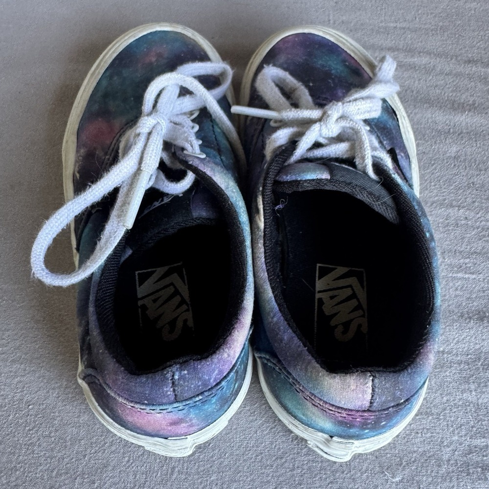 Size 11c‎ - VANS Off The Wall Doheny Galaxy Sneakers Kids Shoes Waffle Sole Low - Picture 8 of 8